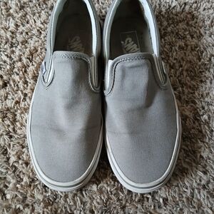 Vans Gray Slip-On Shoes